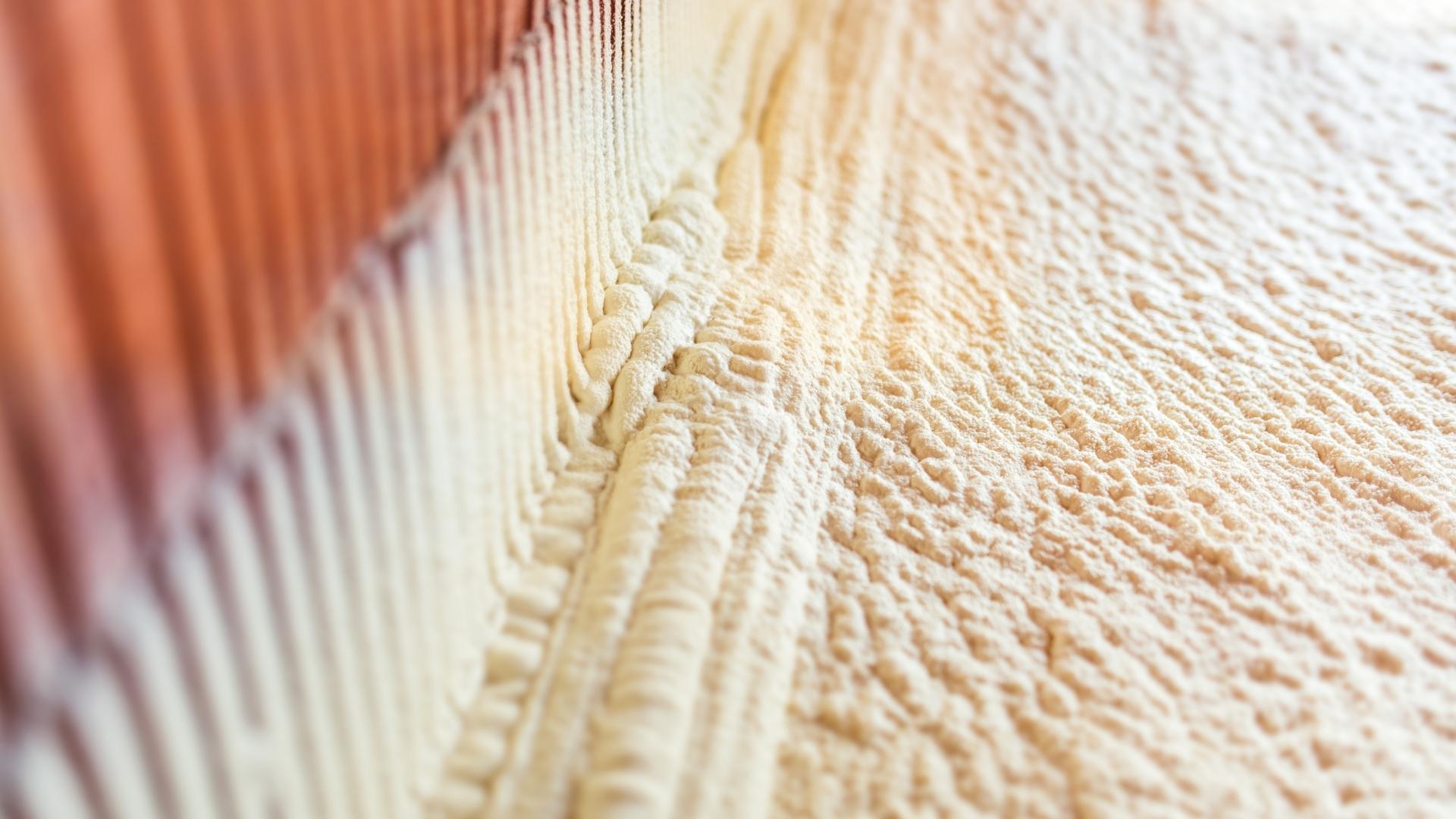 spray foam insulation close up decatur il